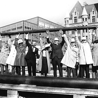 The groundbreaking of District Energy St. Paul