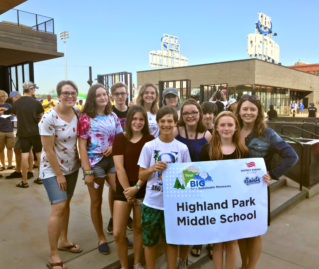 Highland Park Middle School Students at CHS Field